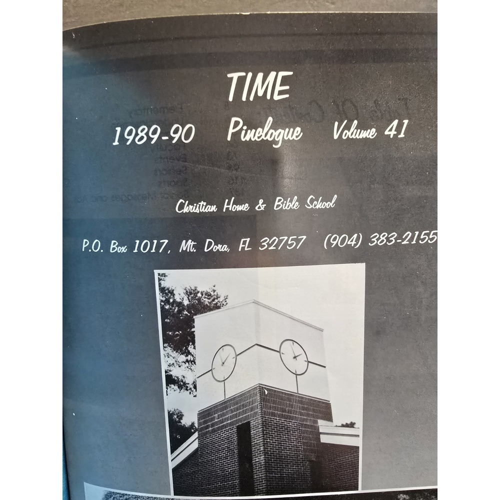 Pinelogue Christian Home Bible Yearbook 1989-90 Vol 41, Mt Dora Life, School Day - Picture 4 of 11